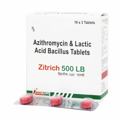 AZITHROMYCIN-500 MG LACTIC ACID BACILLUS (ZITRICH 500 LB)